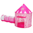 2 In 1 Kids luminescent Mongolia Princess Playhouse Indoor Outdoor Pop Up Tent Crawling Tunnel Children Indoor & Outdoor Play Activity