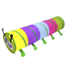 Foldable Pop Up Caterpillar Tunnel Tube Play Tent Garden Game Playhouse Toy for Kids Baby Developmental