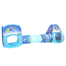 3-in-1 Pop-up Play Tents & Crawl Tunnel for Kids Children Indoor Outdoor Play