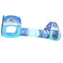 3-in-1 Pop-up Play Tents & Crawl Tunnel for Kids Children Indoor Outdoor Play