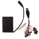 Toy LED Lighting Kits for Beetle DIY Assembly Building Bricks Car Model Modified Parts USB Interface