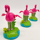 Solar Power Dancing Frog Flamingo Model Swing Figure Statue Figurine Kid Science Toy Xmas Gift Home & Car Desk Decor