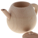 Wooden Kitchen Toys - Fun Kids Girls Pretend Play Game Cooking Baking Cookware/ Tableware Educational Game - Large Tea Pot