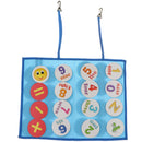 Portable Kids Children Outdoor Indoor Game Toy Tent Alphabet Numbers Board