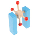 10 set Wooden Dominos Blocks Set, Kids Game Educational Play Building Toy, Domino Tile Racing Games Gift - Roadblock
