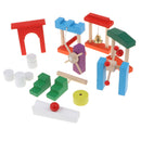 10 set Wooden Dominos Blocks Set, Kids Game Educational Play Building Toy, Domino Tile Racing Games Gift - Roadblock
