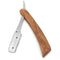 Rosewood Handle Straight Edge Barber Razor Folding Shaving Cutter with 10 Blades