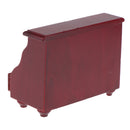1/12 Dollhouse Red Cabinet, Miniature Living Room Wooden Furniture, Best Gift for Kids Girls