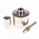 High Quality Stainless Steel Spirit Lamp Alcohol Burner with Wick for Lab Use, 200ml