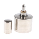 High Quality Stainless Steel Spirit Lamp Alcohol Burner with Wick for Lab Use, 200ml