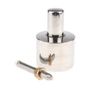 High Quality Stainless Steel Spirit Lamp Alcohol Burner with Wick for Lab Use, 200ml