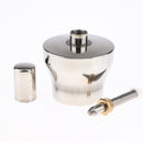 High Quality Stainless Steel Spirit Lamp Alcohol Burner with Wick for Lab Use, 450ml