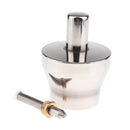 High Quality Stainless Steel Spirit Lamp Alcohol Burner with Wick for Lab Use, 450ml