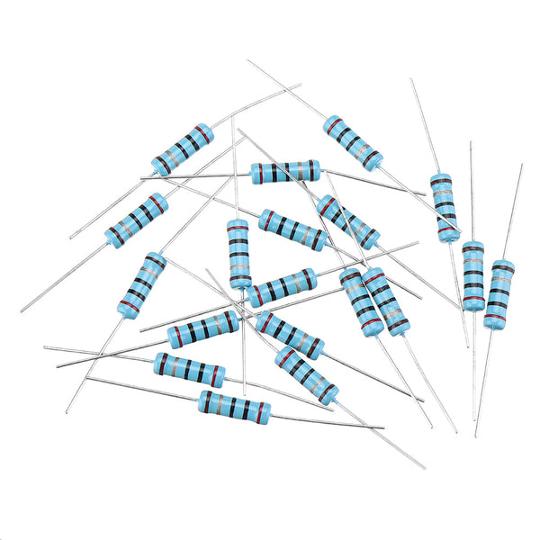 20pcs 2W 20R Metal Film Resistor Resistance 1% 20 ohm Resistor