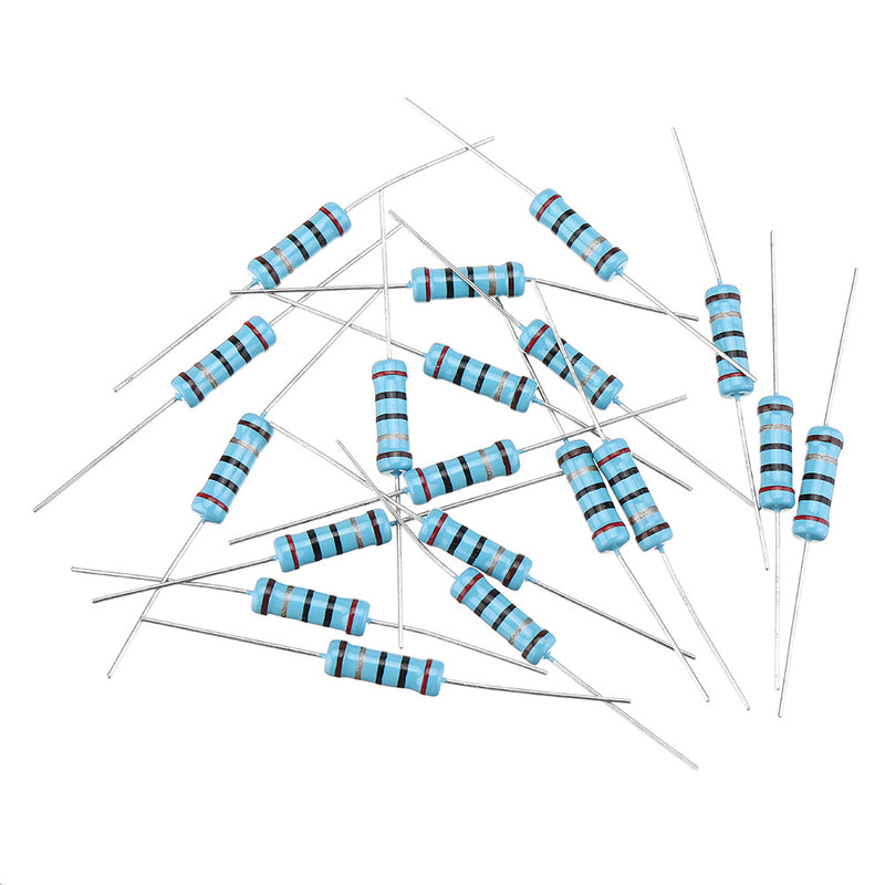 20pcs 2W 20R Metal Film Resistor Resistance 1% 20 ohm Resistor