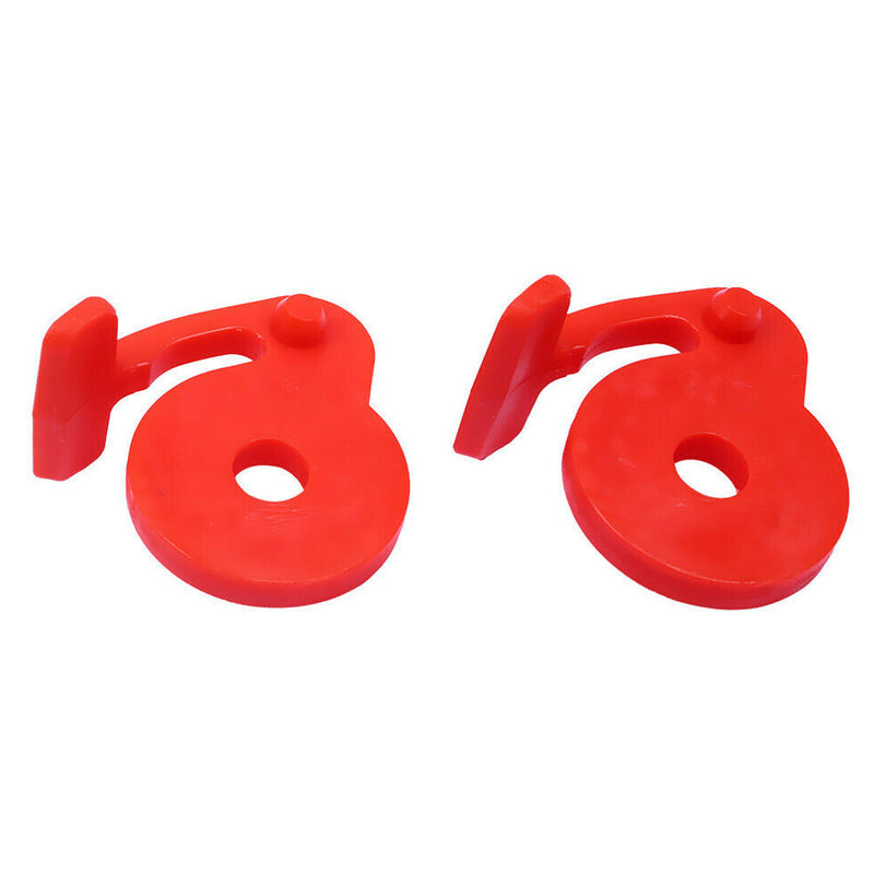 2pcs/Set Plastic Stema Fuses For Side Wall Lock Trailer Basic RED Replacement Accessories