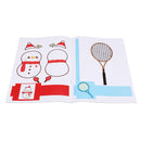 22Pcs/Pack 44 Patterns 3D Printing Pen Double-sided Cartoon Drawing Paper with Transparent Template Copy Graffiti Board for DIY Children Kids