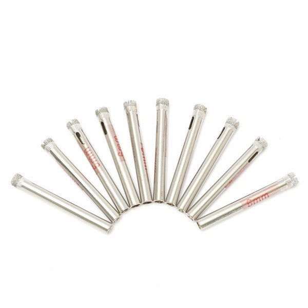 10pcs 6mm Diamond Hole Saw Drill for Glass Ceramic Marble