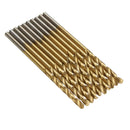 Drillpro 2 SET 1/1.5/2/2.5/3mm HSS Titanium Coated Twist Drill Bits 50PCS/SET High Speed Steel Drill Bits