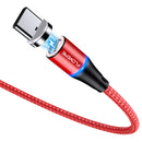Floveme 3A Micro USB LED Indicator Magnetic Fast Charging Data Cable For Huawei Xiaomi Mi4 Redmi 7A Redmi 6Pro OUKITEL Y4800