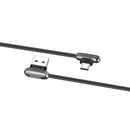 HOCO U60 90 Degree Micro USB Fast Charging Data Cable for Tablet Smartphone 1.2M