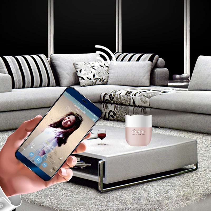 Mini Wireless bluetooth Speaker Warm White USB Portable LED Night Lamp Candle Light DC5V