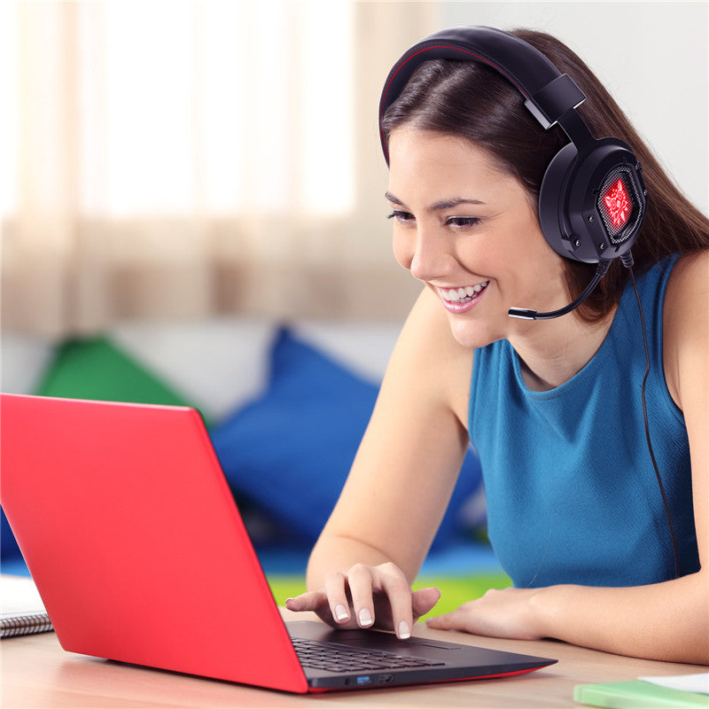 ONIKUMA K3 Gaming Headphone RGB Light Noise-canceling Wired Headset for PS4 PC Computer Mac Laptop