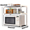 2 Layers Stainless Steel Rack Bathroom Microwave Oven Storage Holder Shelf Kitchen Desktop Organizer