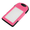 Portable 4000mAh Solar Powered System LED USB Battery Charger Box Case for Camping Outdoor