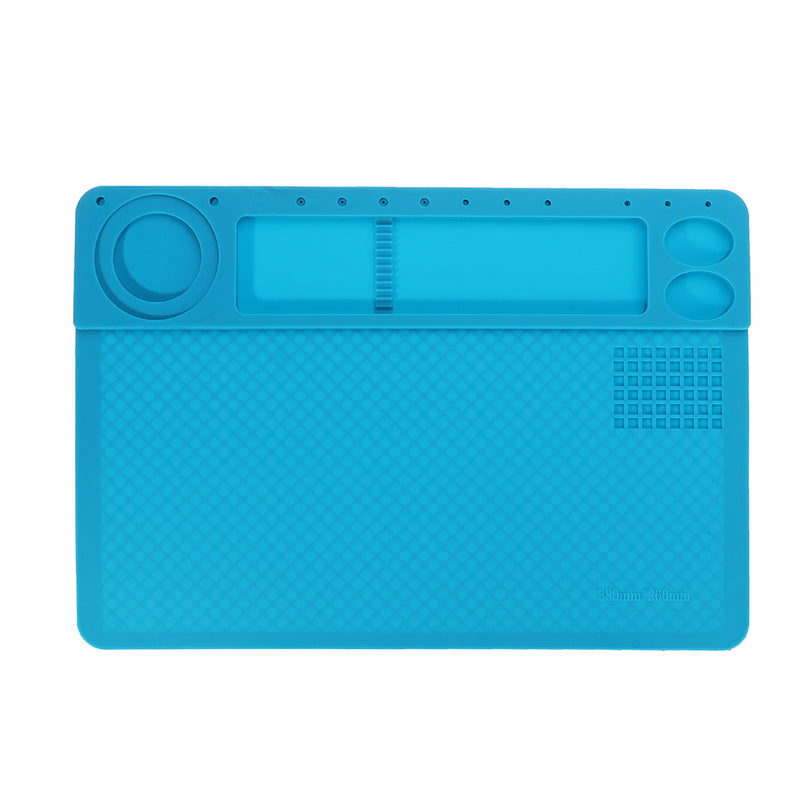 38x26cm Heat Resistant Soldering Mat Silicone BGA Soldering Station Insulation Repair Tools Maintenance Platform Desk Pad