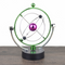 1 Pc Perpetual Motion Instrument Spherical Pendulum Orbital Revolving Ornament Toy Desktop Decorations for Home Office Birthday Gifts