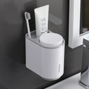Magnetic Suction Mouthwash Cup Double Wash Cup Non-trace Wall Toothbrush Holder