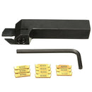 Drillpro MGEHR 1616-2 16*16*100mm External Grooving Lathe Tool Holder With 10pcs MGMN200 Insert