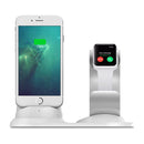 2 In 1 Aluminum Alloy Charging Dock Station Phone Holder Watch Holder For iPhone/Apple Watch