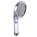 Pressure Boost Shower Head 360 Rotating Spa Rainfall Water Saving Filtration