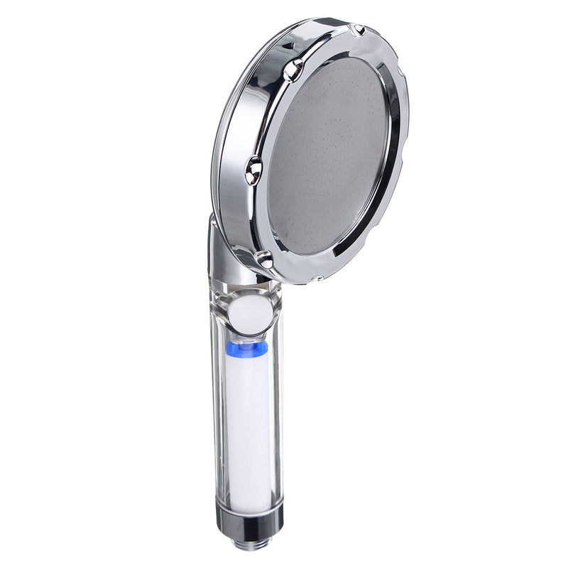 Pressure Boost Shower Head 360 Rotating Spa Rainfall Water Saving Filtration