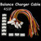 Excellway 4S1P 10pcs Balance Charger PVC Cable Wire Connector Male/Female Plug