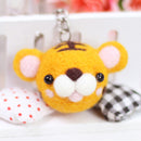 Creative 12 Chinese Zodiac Wool Felt Animals Keychain Wool Felting Needle Kits DIY Tools Craft Learner Design