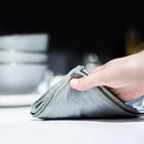 JIEZHI Microfiber Non-marking Scouring Rags Scouring Cloths 5pcs/Set Glass Cleaning Cloths