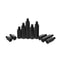 Suleve M4NH4 110Pcs M4 Nylon Hex Screw Black/White Female to Male PCB Standoff Column Set