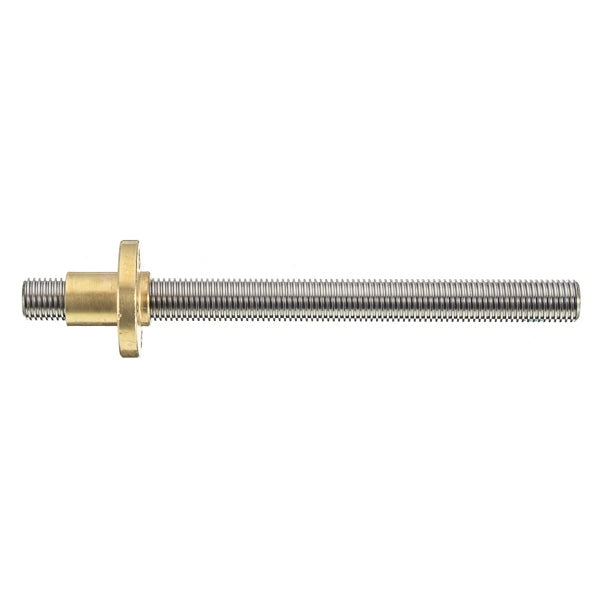 3Pcs 3D Printer T8 1mm 100mm Lead Screw 8mm Thread With Copper Nut For Stepper Motor