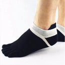 1 Pair Of Mens Cotton Toe Socks Five Finger Sports Outdoor Work Cotton Colours