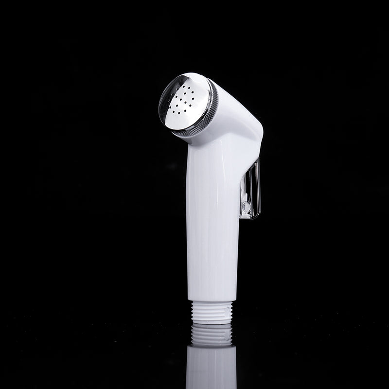 ABS Portable Bidet Sprayer Set Handheld Toilet Bidet Retractable w/ 1.5m Spring 1/2" Hose Adapter Free Mounting Bracket Switch Toilet Cleaning Tool
