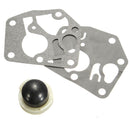 Carburetor Carb Primer Bulb & Diaphragm Gasket Kit For Briggs&Stratton 495770