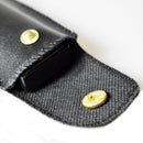 Zebra Leather Storage Bag With Buckle For 24 Holes Harmonicas Protective Case