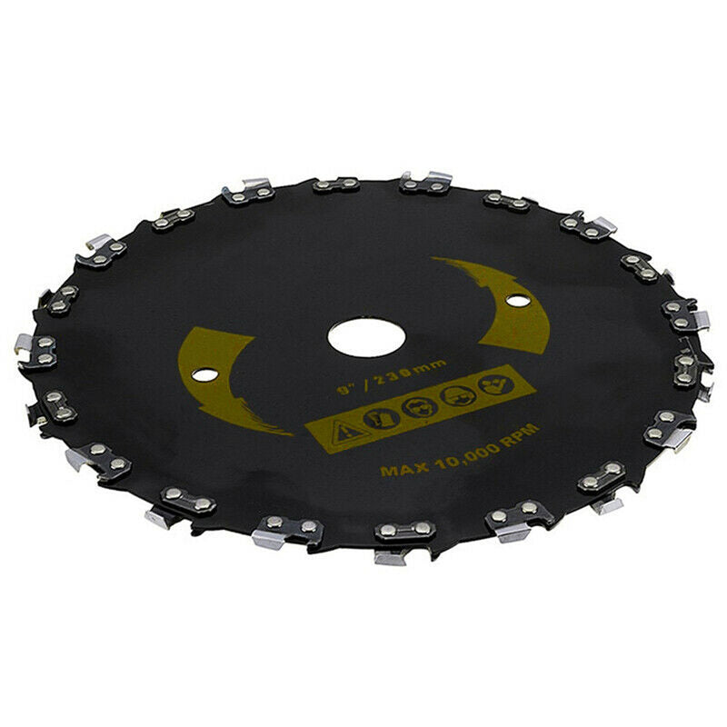 9 Inches Chain Saw Tooth Brush-Cutter Grass Lawnmower Blades Heavy Duty for Gas Electric Trimmer