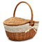 Wicker Hand Camping Picnic Storage Baskets Shopping Hamper with Lid Handle
