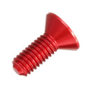Suleve M3AH4 10pcs M3x8mm Countersunk Hex Socket Screw 7075 Aluminum Alloy Flat Head Metric
