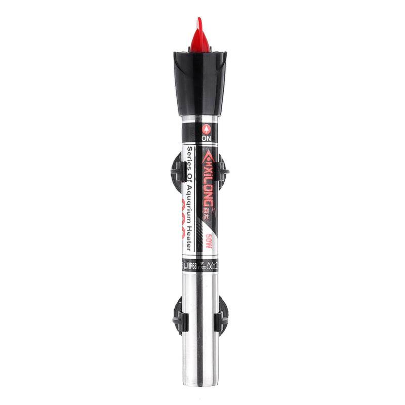 50W Submersible Stainless Steel Water Heater Rod Aquarium Fish Tank 220V