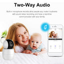 HD 1080P Wifi IP Camera 355 Pan/Tilt Rotation Night Vision Work with Amazon Alexa Google Home